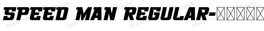 SPEED MAN Regular字体转换